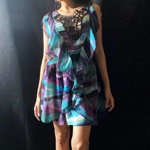 Bisou Bisou M Chiffon Dress